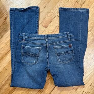 Women’s Buffalo David Bitton Stripes-X jeans bootcut- size 31 EUC